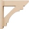Ekena Millwork 6-in W x 36-in D x 36-in H Merced Slat Rough Cedar Woodgrain TimberThane Outlooker, Primed Tan OUTUR060X36X36MRC24RCPR - alternate 3